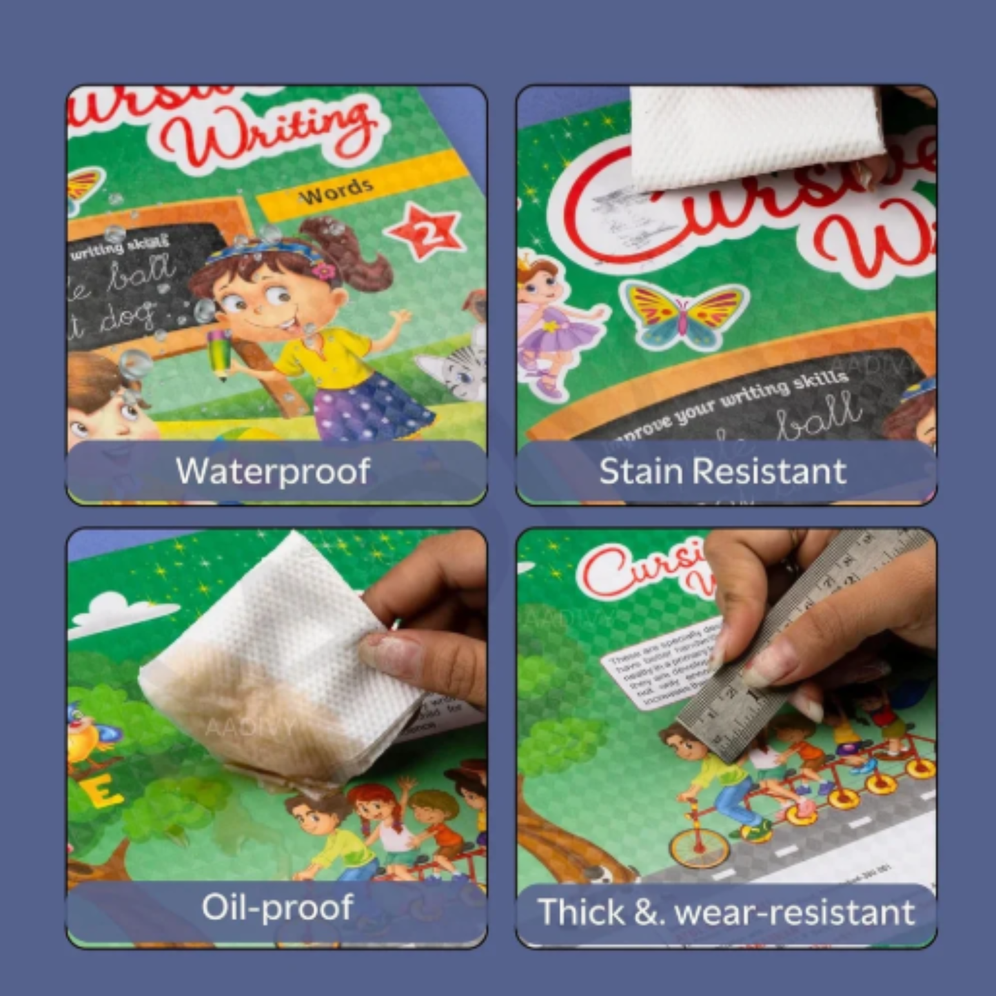 Premium Self-Adhesive Transparent Waterproof Book Cover Film (Pack of 20)
